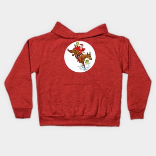 Super Lady Santa Kids Hoodie